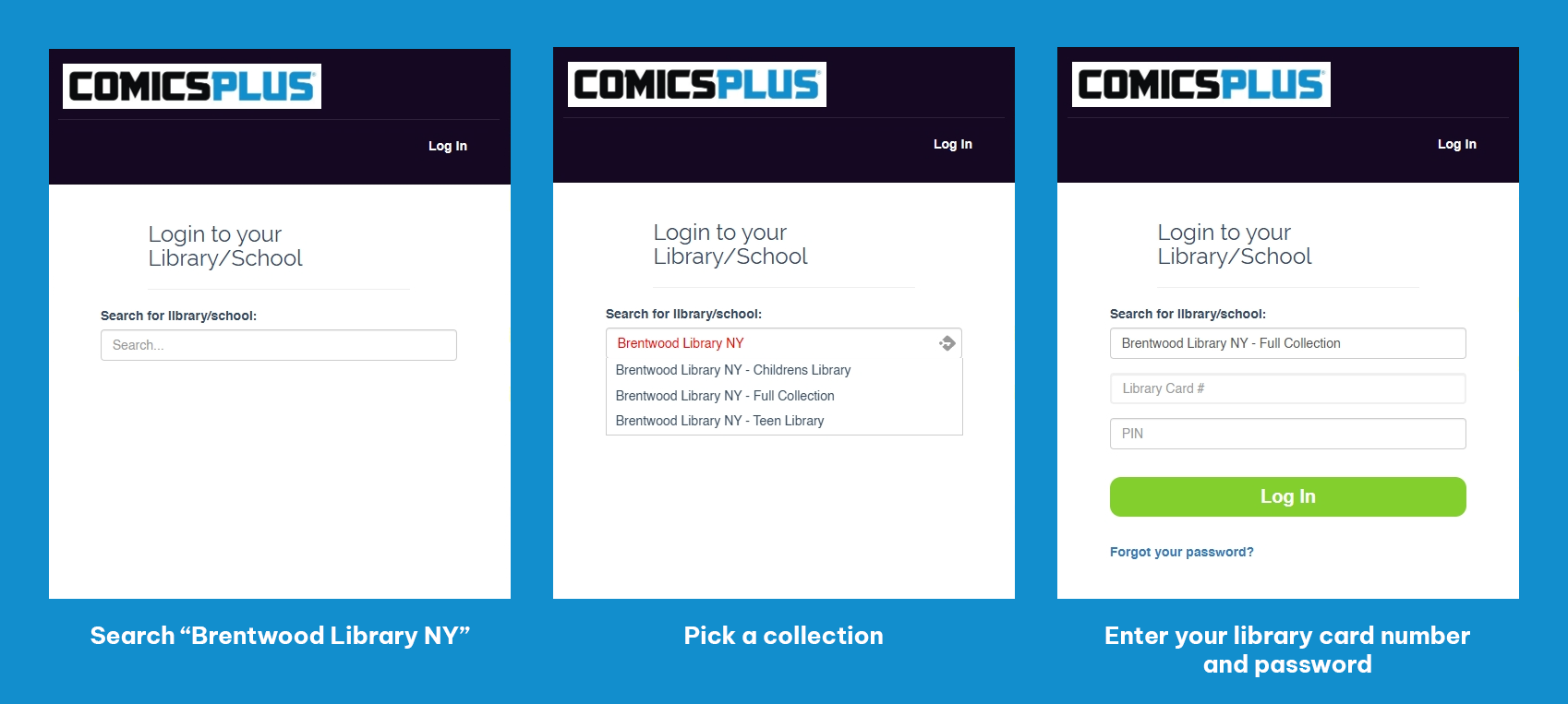 Comics Plus Login