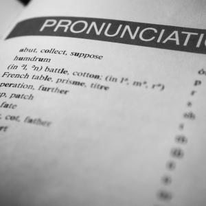 English Pronunciation pic