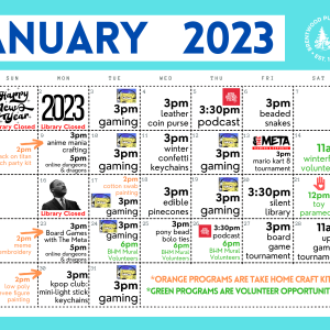 January Program Calendar
