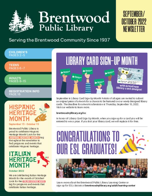 Newsletters Brentwood Public Library