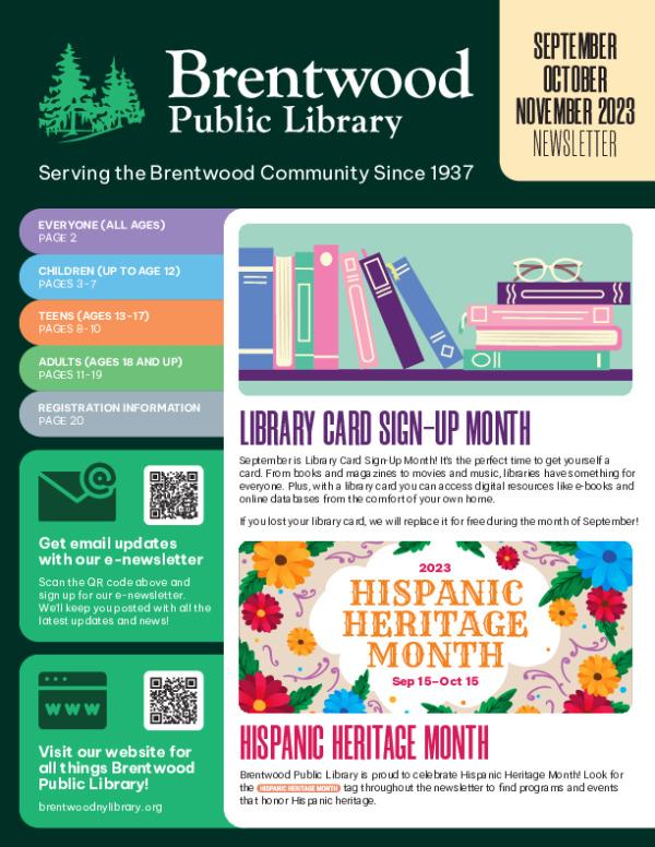 Newsletter Brentwood Public Library